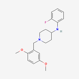 1-[(2,5-dimethoxyphenyl)methyl]-N-(2-fluorophenyl)piperidin-4-amine