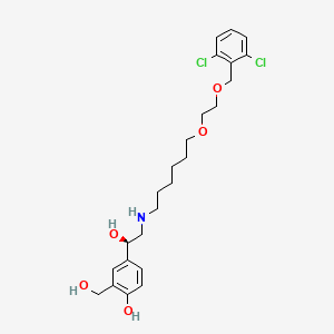 molecular formula C24H33Cl2NO5 B1248922 Vilanterol CAS No. 503068-34-6