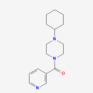 (4-Cyclohexylpiperazin-1-yl)(pyridin-3-yl)methanone