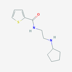 N-[2-(cyclopentylamino)ethyl]thiophene-2-carboxamide