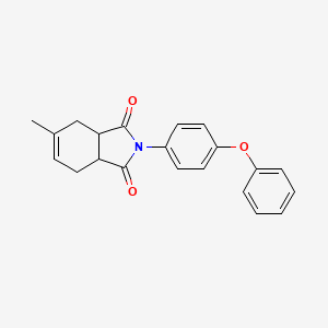 5-Methyl-2-(4-phenoxyphenyl)-3a,4,7,7a-tetrahydroisoindole-1,3-dione