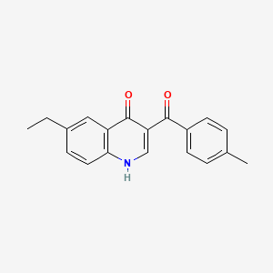 6-ethyl-3-[(4-methylphenyl)carbonyl]quinolin-4(1H)-one