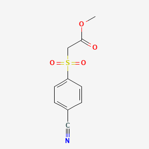 Methyl [(4-cyanophenyl)sulfonyl]acetate