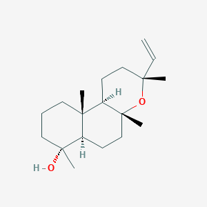 molecular formula C19H32O2 B1248942 4alpha-Hydroxy-18-normanoyl oxide 