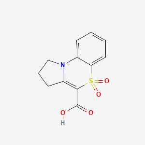 5,5-dioxo-2,3-dihydro-1H-pyrrolo[2,1-c][1,4]benzothiazine-4-carboxylic acid