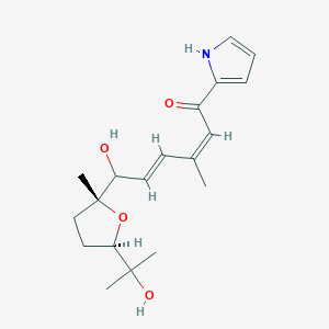 molecular formula C19H27NO4 B1248947 冰川吡咯 A 