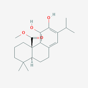 molecular formula C21H30O4 B1248950 甲基肌肽酸 