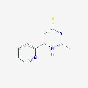 2-methyl-6-(pyridin-2-yl)pyrimidine-4(3H)-thione