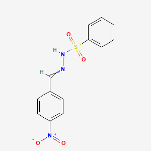 N'-[(Z)-(4-nitrophenyl)methylidene]benzenesulfonohydrazide