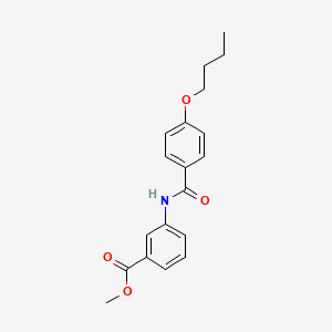 3-(4-Butoxy-benzoylamino)-benzoic acid methyl ester