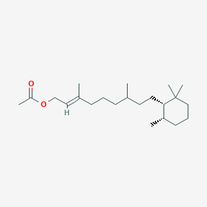 molecular formula C22H40O2 B1248967 Cassipouryl acetate 