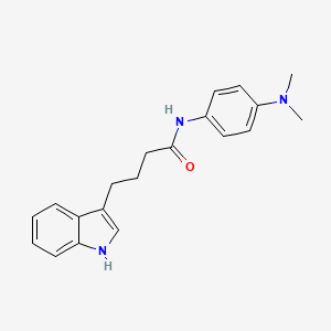 N-[4-(dimethylamino)phenyl]-4-(1H-indol-3-yl)butanamide