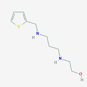 2-({3-[(Thiophen-2-ylmethyl)amino]propyl}amino)ethanol