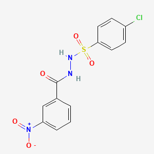 N'-[(4-chlorophenyl)sulfonyl]-3-nitrobenzohydrazide