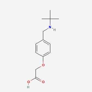 {4-[(Tert-butylamino)methyl]phenoxy}acetic acid