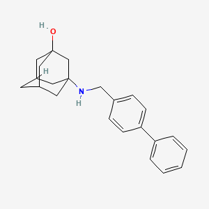 3-({[1,1'-Biphenyl]-4-ylmethyl}amino)adamantan-1-ol