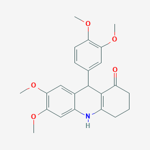 9-(3,4-dimethoxyphenyl)-6,7-dimethoxy-3,4,9,10-tetrahydroacridin-1(2H)-one