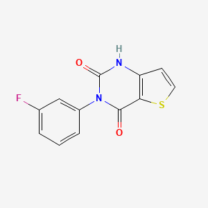 3-(3-fluorophenyl)thieno[3,2-d]pyrimidine-2,4(1H,3H)-dione