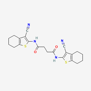 N,N'-bis(3-cyano-4,5,6,7-tetrahydro-1-benzothiophen-2-yl)butanediamide