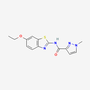 N-(6-ethoxy-1,3-benzothiazol-2-yl)-1-methylpyrazole-3-carboxamide