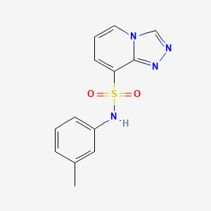 N-(3-methylphenyl)[1,2,4]triazolo[4,3-a]pyridine-8-sulfonamide