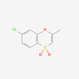 7-Chloro-2-methyl-1,4-benzoxathiine 4,4-dioxide