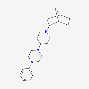 1-[1-(Bicyclo[2.2.1]hept-2-yl)piperidin-4-yl]-4-phenylpiperazine