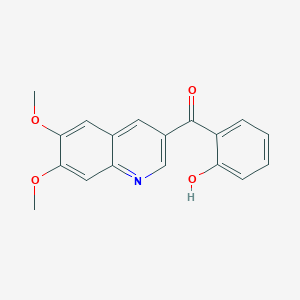 (6,7-Dimethoxyquinolin-3-yl)(2-hydroxyphenyl)methanone