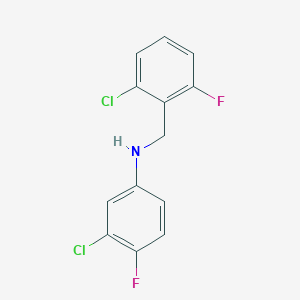 3-chloro-N-(2-chloro-6-fluorobenzyl)-4-fluoroaniline