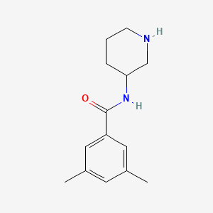 3,5-Dimethyl-N-(piperidin-3-YL)benzamide