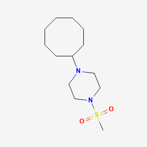 1-Cyclooctyl-4-(methylsulfonyl)piperazine