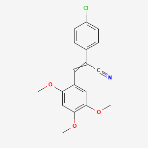 4-Chloro-I+/--[(2,4,5-trimethoxyphenyl)methylene]benzeneacetonitrile