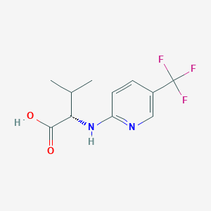 (S)-3-Methyl-2-((5-(trifluoromethyl)pyridin-2-yl)amino)butanoic acid