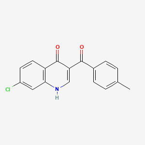 7-chloro-3-[(4-methylphenyl)carbonyl]quinolin-4(1H)-one