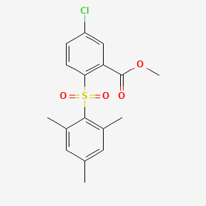 Methyl 5-chloro-2-[(2,4,6-trimethylphenyl)sulfonyl]benzoate