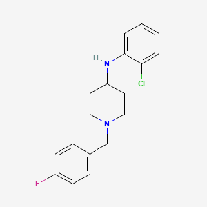 N-(2-chlorophenyl)-1-[(4-fluorophenyl)methyl]piperidin-4-amine