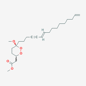 molecular formula C24H38O5 B1249078 Peroxyacarnoate A 