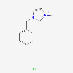 molecular formula C11H13ClN2 B1249079 1-苄基-3-甲基咪唑鎓氯 CAS No. 36443-80-8