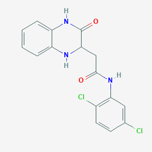 N-(2,5-dichlorophenyl)-2-(3-oxo-1,2,3,4-tetrahydroquinoxalin-2-yl)acetamide