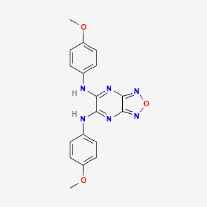 N,N'-bis(4-methoxyphenyl)[1,2,5]oxadiazolo[3,4-b]pyrazine-5,6-diamine