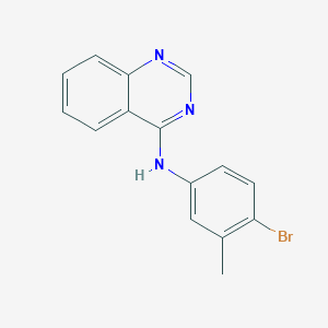 N-(4-bromo-3-methylphenyl)quinazolin-4-amine