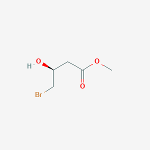 molecular formula C5H9BrO3 B1249099 (S)-4-Bromo-3-hydroxy-butyric acid methyl ester 