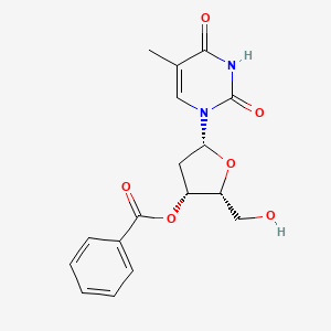 1-[2-deoxy-3-O-(phenylcarbonyl)-beta-D-threo-pentofuranosyl]-5-methylpyrimidine-2,4(1H,3H)-dione