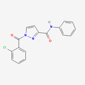 1-(2-chlorobenzoyl)-N-phenylpyrazole-3-carboxamide