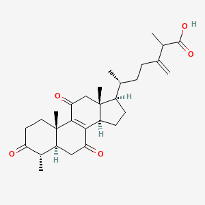 molecular formula C29H40O5 B1249109 Zhankuic acid A CAS No. 173327-15-6