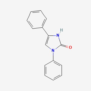 molecular formula C15H12N2O B12491093 1,4-diphenyl-1,3-dihydro-2H-imidazol-2-one 