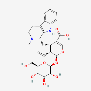 molecular formula C27H34N2O9 B1249112 Palicoside 