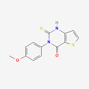 3-(4-methoxyphenyl)-2-thioxo-2,3-dihydrothieno[3,2-d]pyrimidin-4(1H)-one