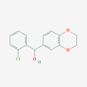 (2-Chlorophenyl)(2,3-dihydro-1,4-benzodioxin-6-yl)methanol