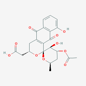 molecular formula C22H22O10 B1249125 griseusin B 